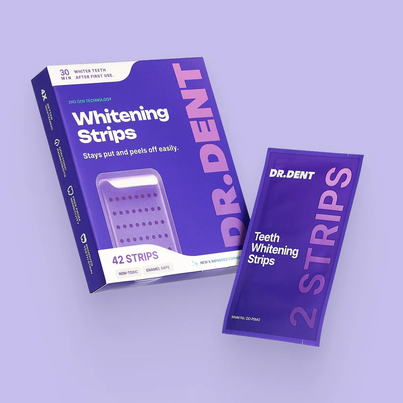 Dr. Dent Smile Purple Teeth Whitening Strips
